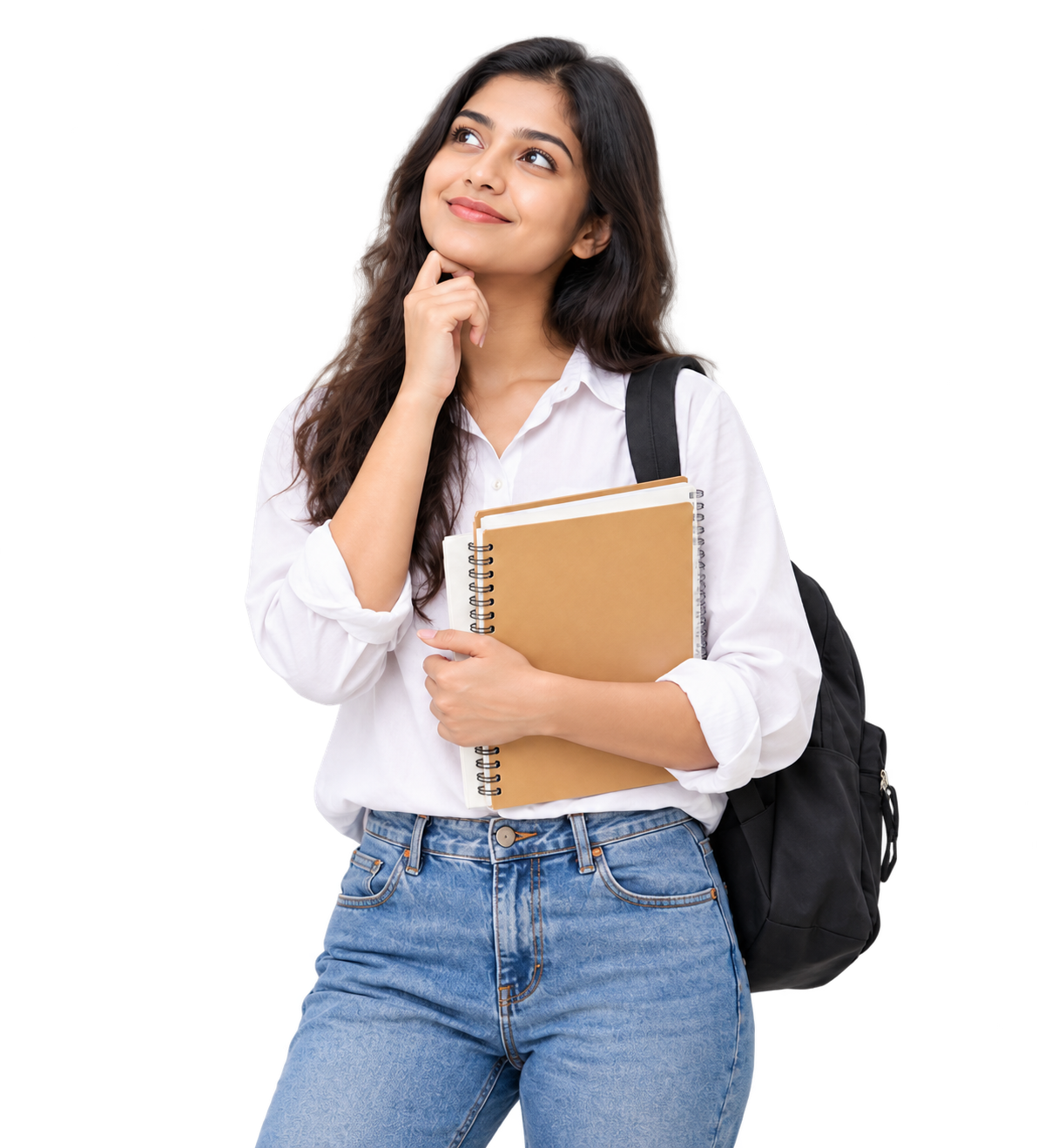 Indian student considering her course options